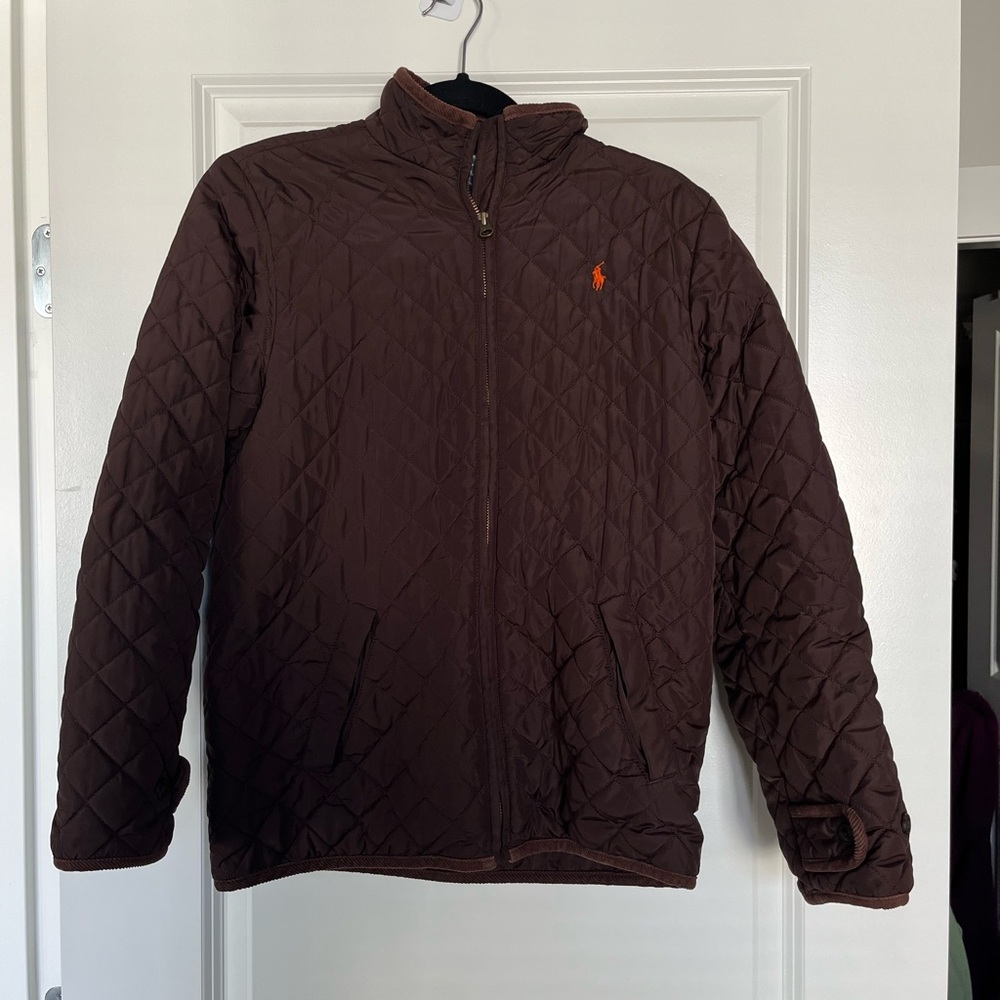 Brown Quilted Jacket